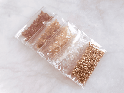 "Estelle" bead kit - strawflower