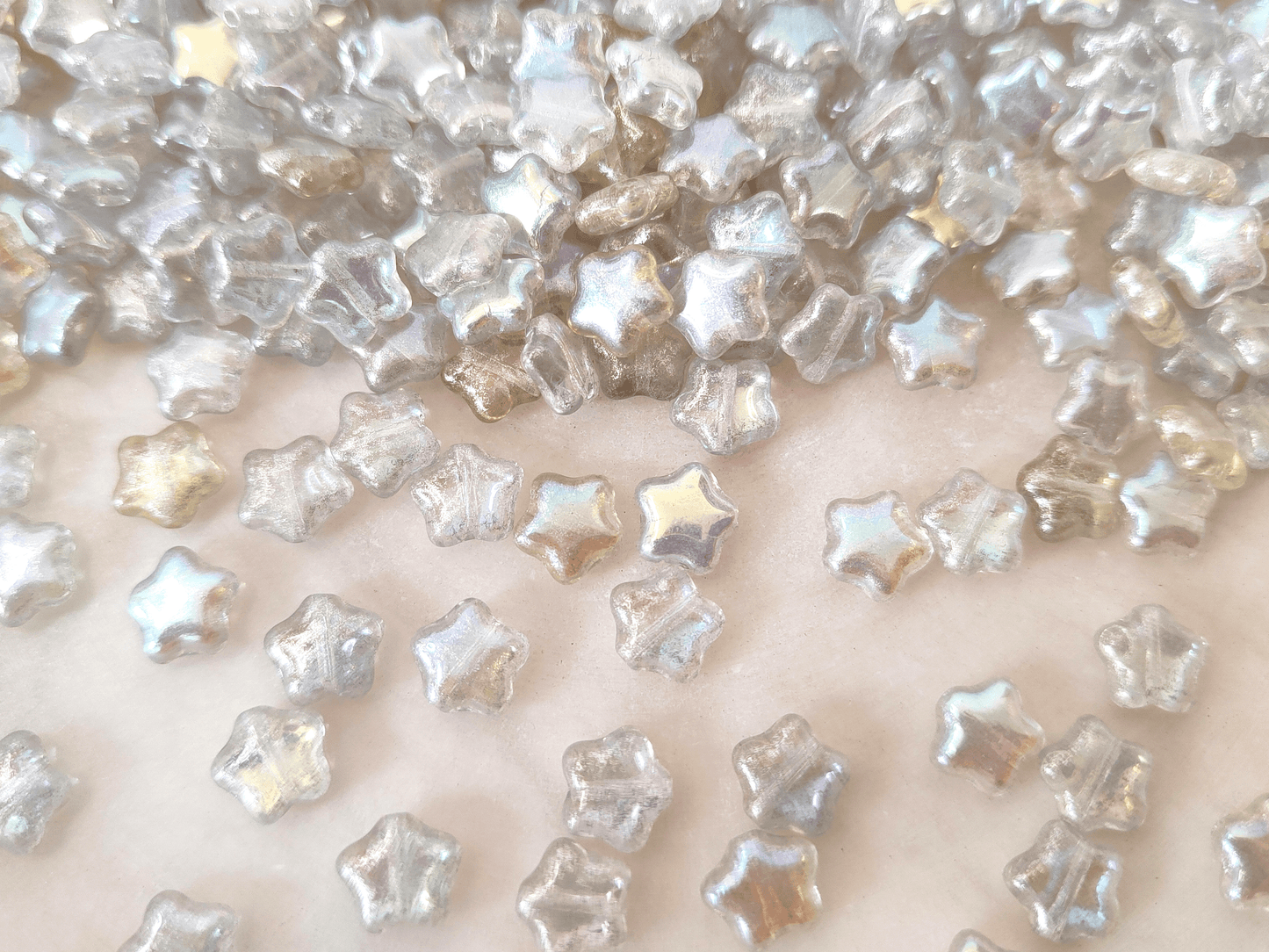 Sterne 8mm - Silver Iris