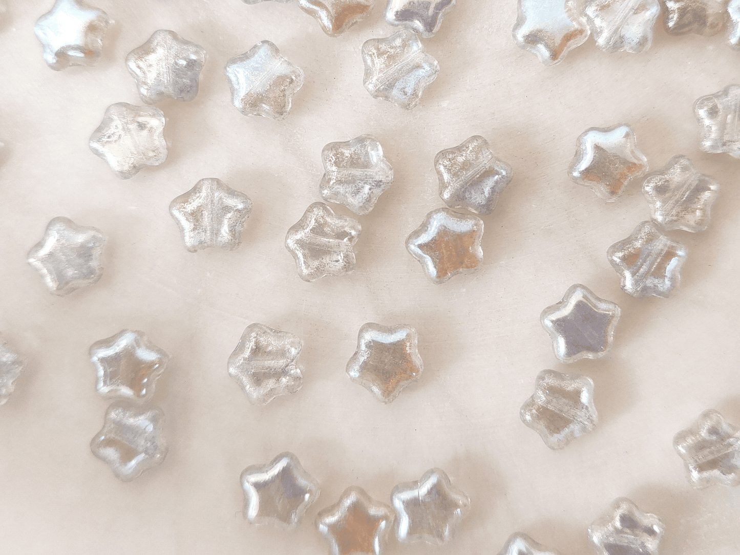 Sterne 8mm - Silver Iris